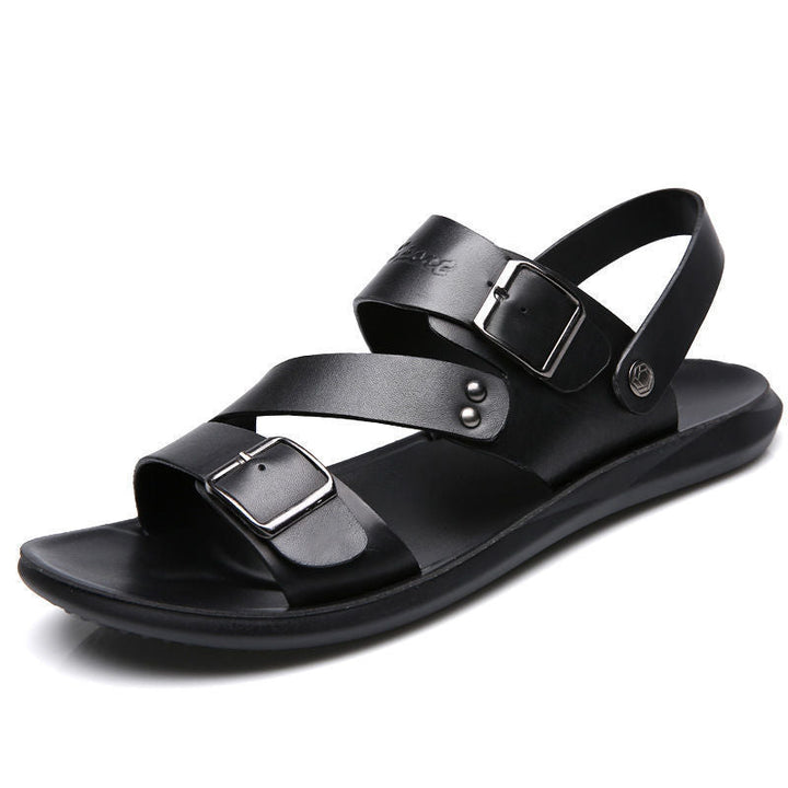 New Men's Leather Beach Sandals