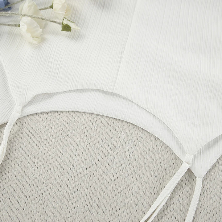 Women's Elegant Pleated Long Nightdress