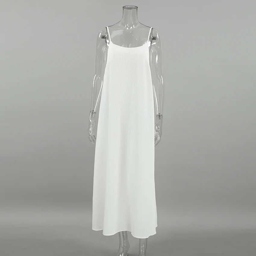 Women's Elegant Pleated Long Nightdress