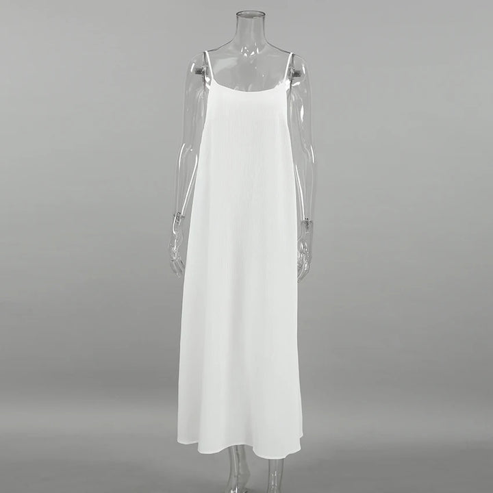 Women's Elegant Pleated Long Nightdress