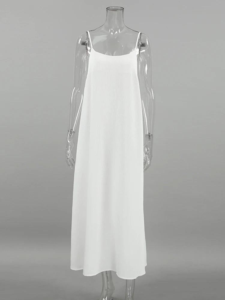 Women's Elegant Pleated Long Nightdress