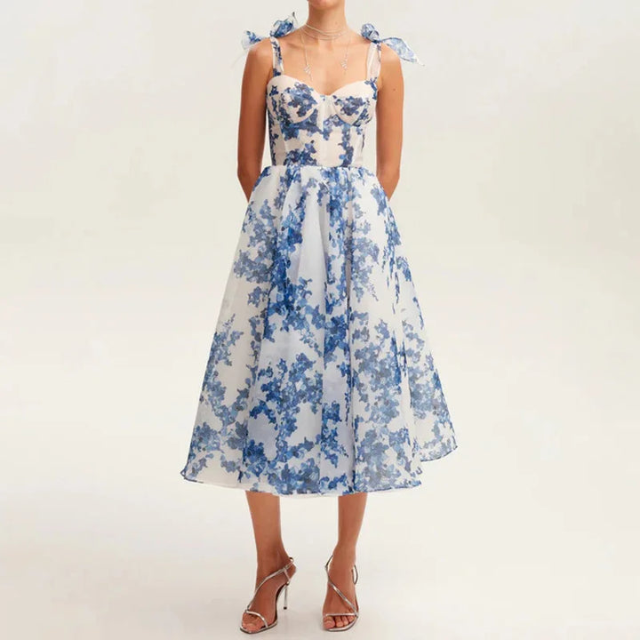 Women's Backless Spaghetti Strap Maxi Dress