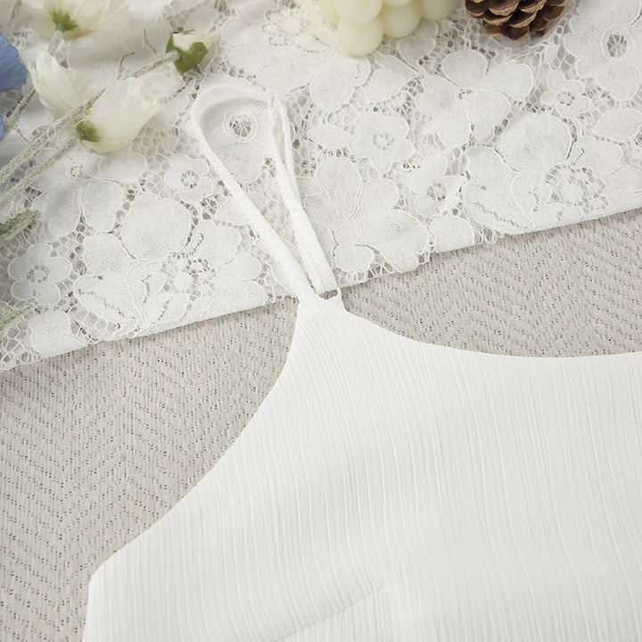 Women's Elegant Pleated Long Nightdress