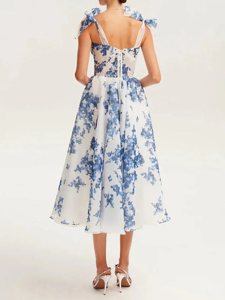 Women's Backless Spaghetti Strap Maxi Dress