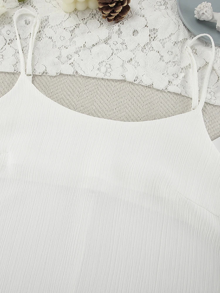 Women's Elegant Pleated Long Nightdress